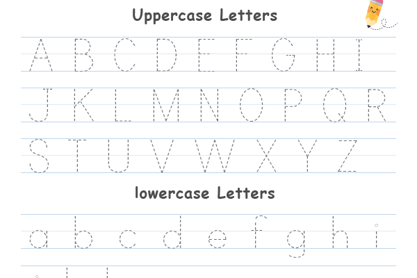 Letter Tracing Alphabets Worksheet