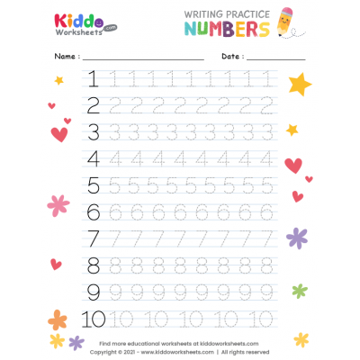 Practice Writing Numbers