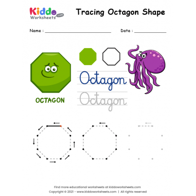 Octagon Shape Worksheet
