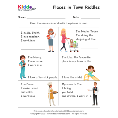 Places in town Riddles
