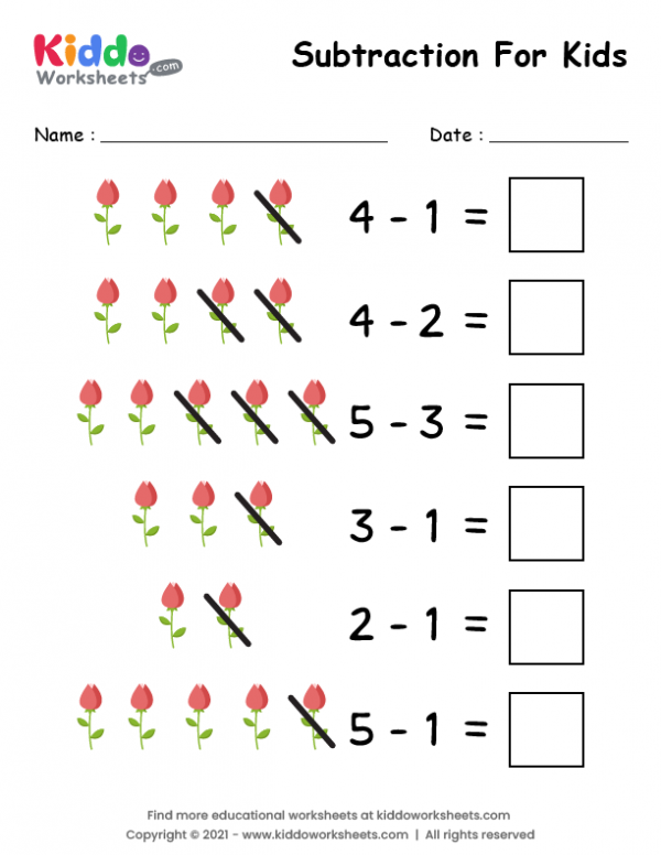 Subtraction Rose
