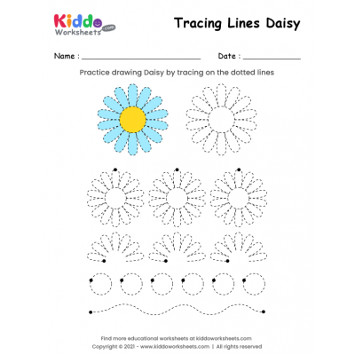 Tracing Lines Daisy