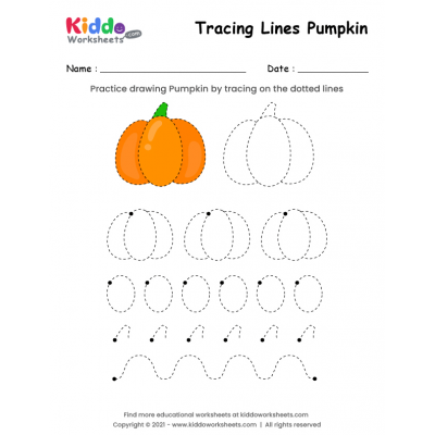 Tracing Lines Pumpkin