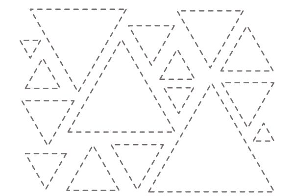 Tracing Triangle shape Worksheet