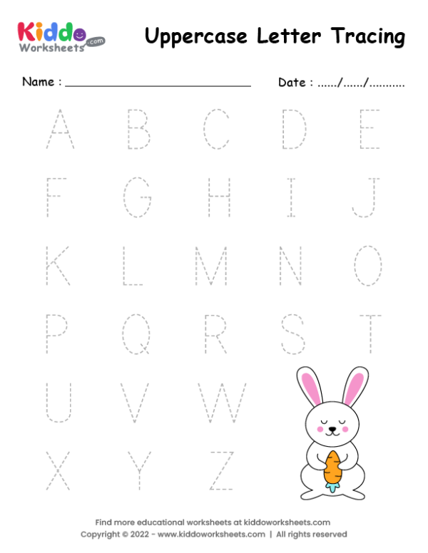 Uppercase Letter Tracing