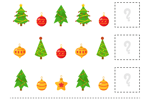 What comes next Christmas Worksheet