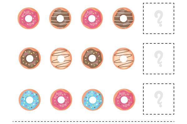 What comes next Donuts Worksheet