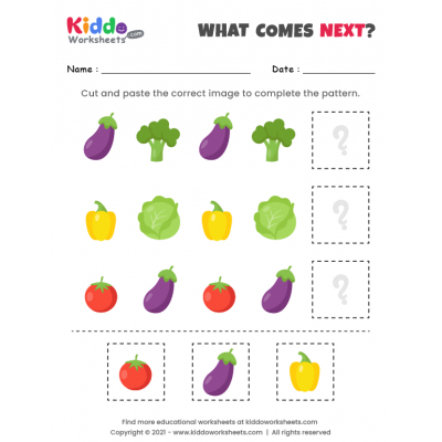 What comes next Vegetables