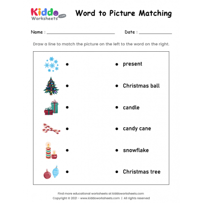 Matching Words to Pictures 10