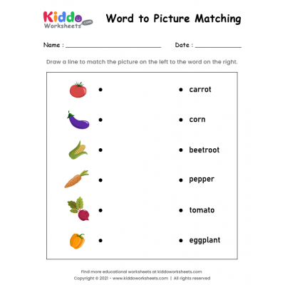 Matching Words to Pictures 2
