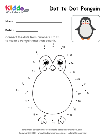 Dot to Dot Penguin