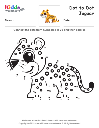 Dot to Dot Jaguar