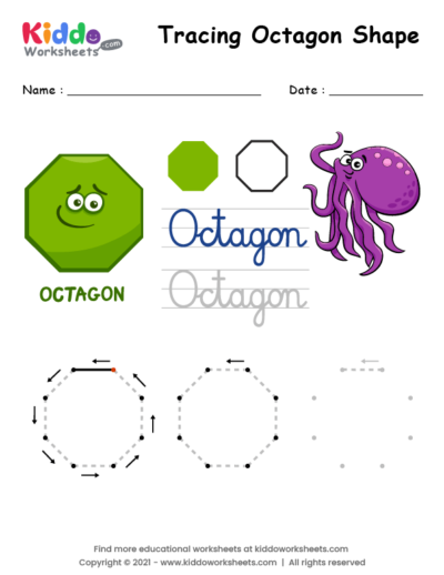 Octagon Shape Worksheet