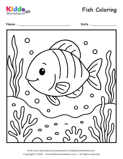 Fish Coloring Page