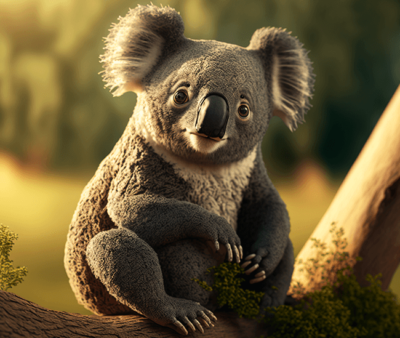 Koala Bear Sliding Puzzle