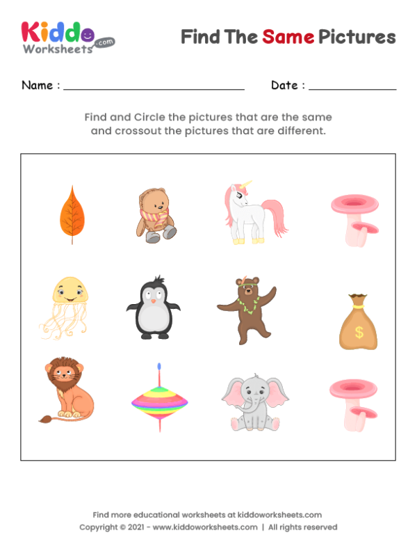 Find the same Pictures 4