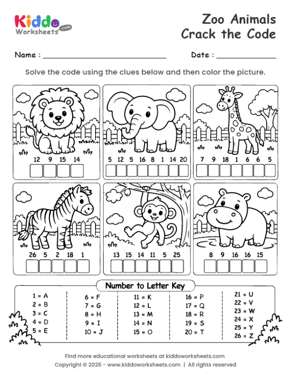 Zoo Animals Crack the Code