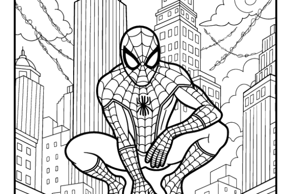 Spider-Man Coloring Sheets