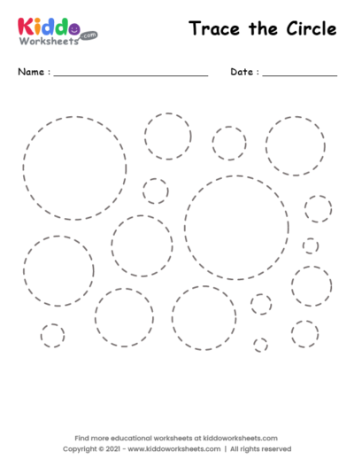 Tracing Shape Circle