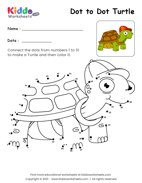 free-printable-dot-to-dot-turtle-worksheet-kiddoworksheets for Free Printable Dot To Dot Alphabet Worksheets Free Printable Dot to Dot Turtle Worksheet - kiddoworksheets for Free Printable Dot To Dot Alphabet Worksheets