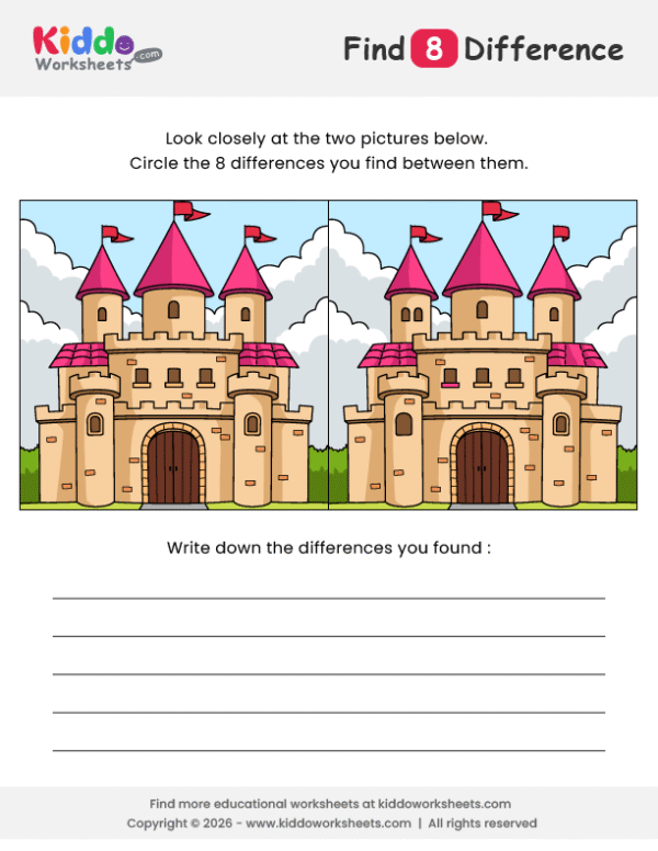 Castle Spot the Difference