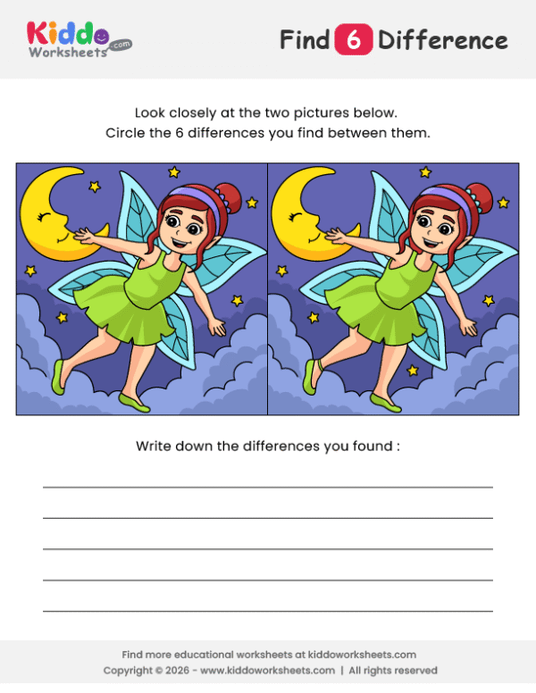Fairy Spot the Difference