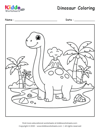 Dinosaur Coloring Pages