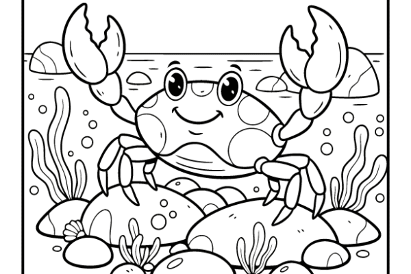 Crab Coloring Pages