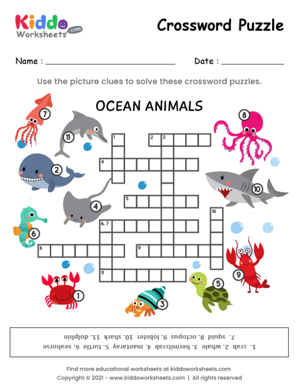 free-printable-puzzle-ocean-animals-worksheet-kiddoworksheets for Puzzles For Adults Free Printable Free Printable Puzzle Ocean Animals Worksheet - kiddoworksheets for Puzzles For Adults Free Printable