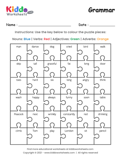 Grammar Worksheet