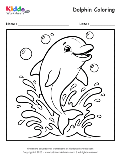 Dolphin Coloring Pages