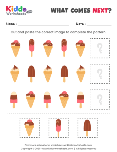 What comes next Ice creams